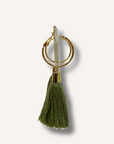 Mignonne Gavigan Green Tassel Earrings