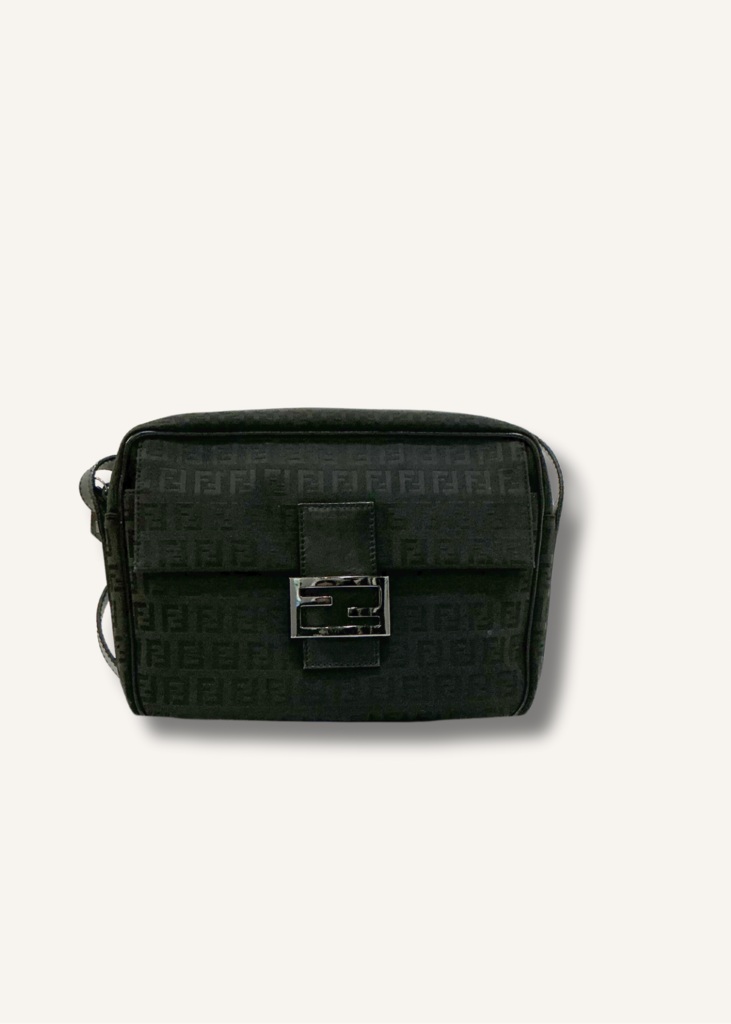 Fendi Logo Canvas Crossbody