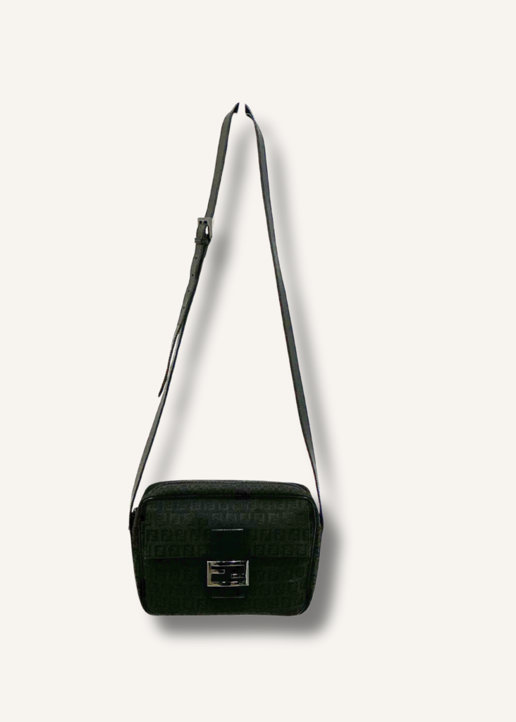 Fendi Logo Canvas Crossbody