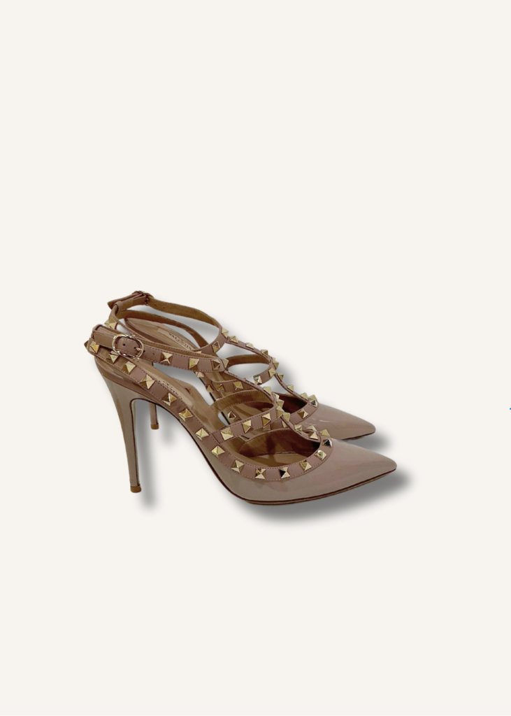 Valentino Rockstud T-Strap Pumps