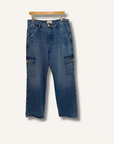 Frame Cargo Style Wide Leg Jeans