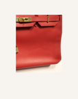 Hermes Red Birkin 35 Bag