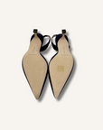 Manolo Blahnik Suede Slingback Heels