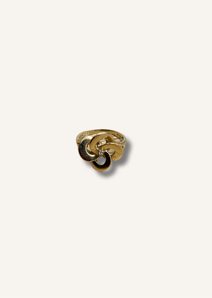 Gold Intertwined Ring