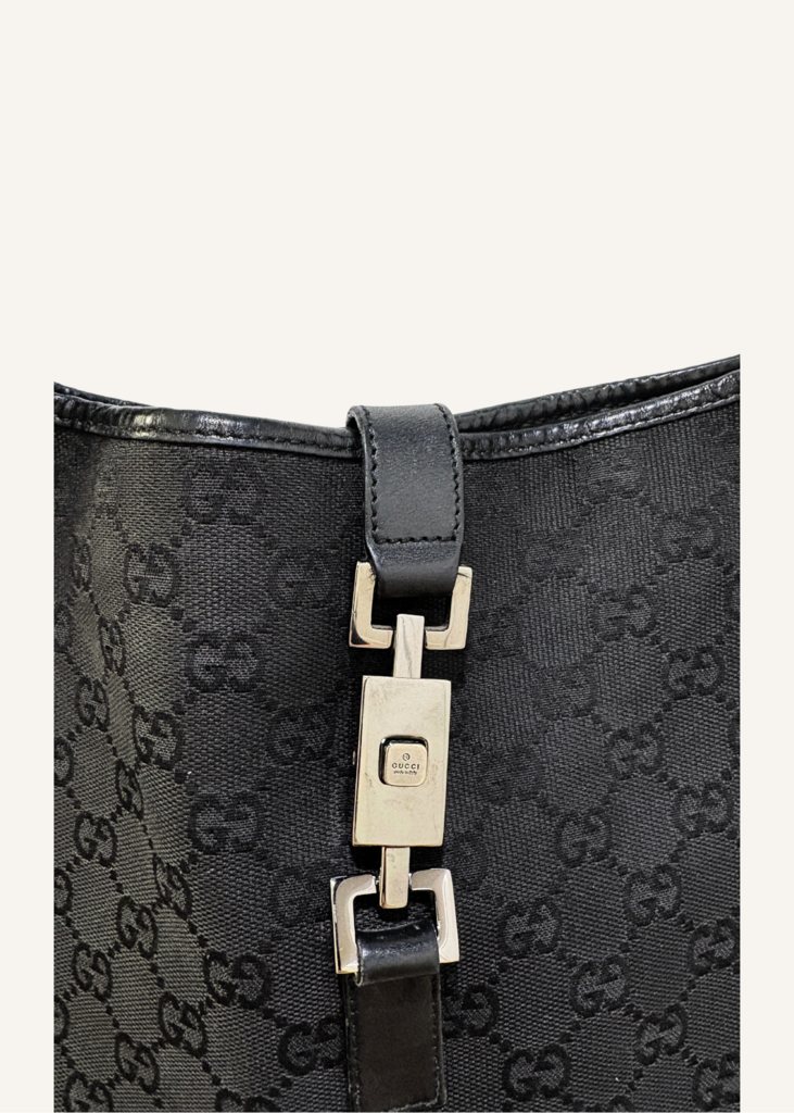 Gucci Monogram Canvas Jackie Bag