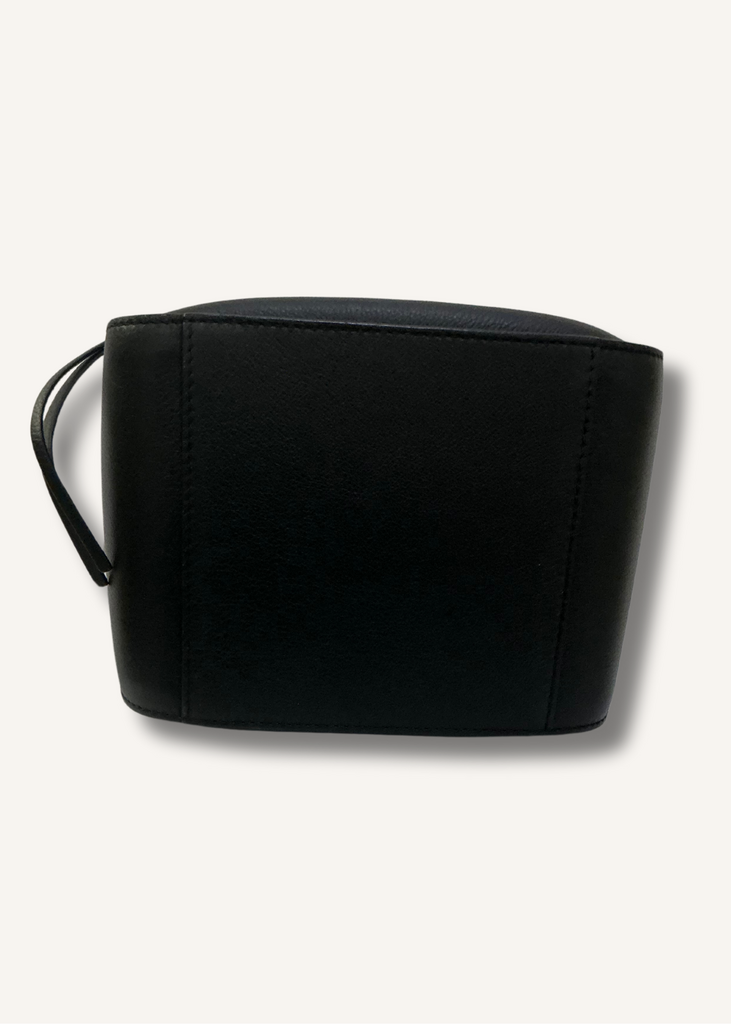 Loewe Black Compact Hammock Leather Tote Bag