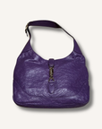 Gucci Purple Ostrich Jackie Bag