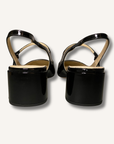 Prada Black Décoletté Logo Slingback Mary Jane Pump