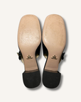 Prada Black Décoletté Logo Slingback Mary Jane Pump