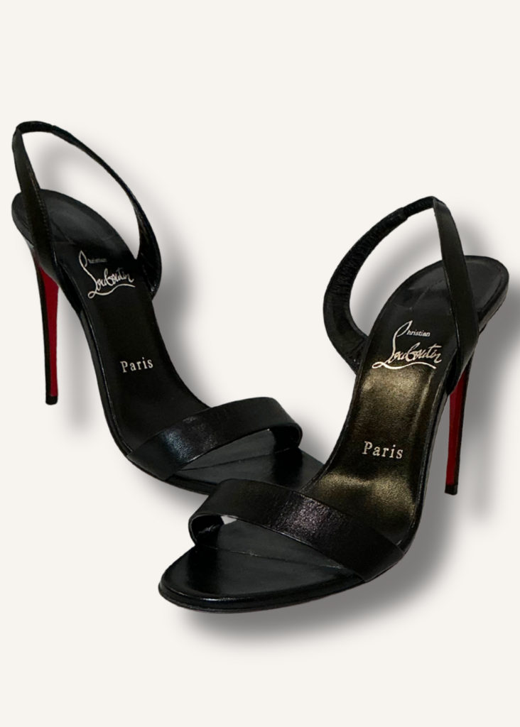 Christian Louboutin Black O Marylin Heels