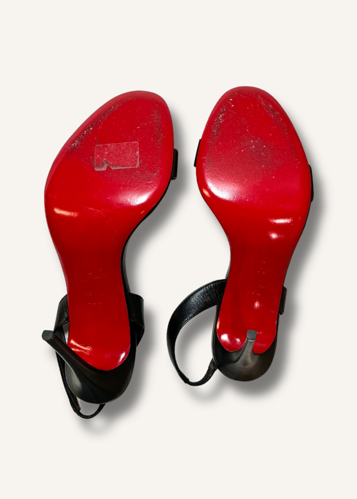 Christian Louboutin Black O Marylin Heels