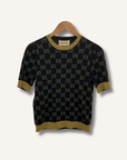 Gucci GG Cotton Lamé Top
