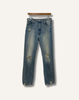 Mother High Waisted Rider Skimp Jean