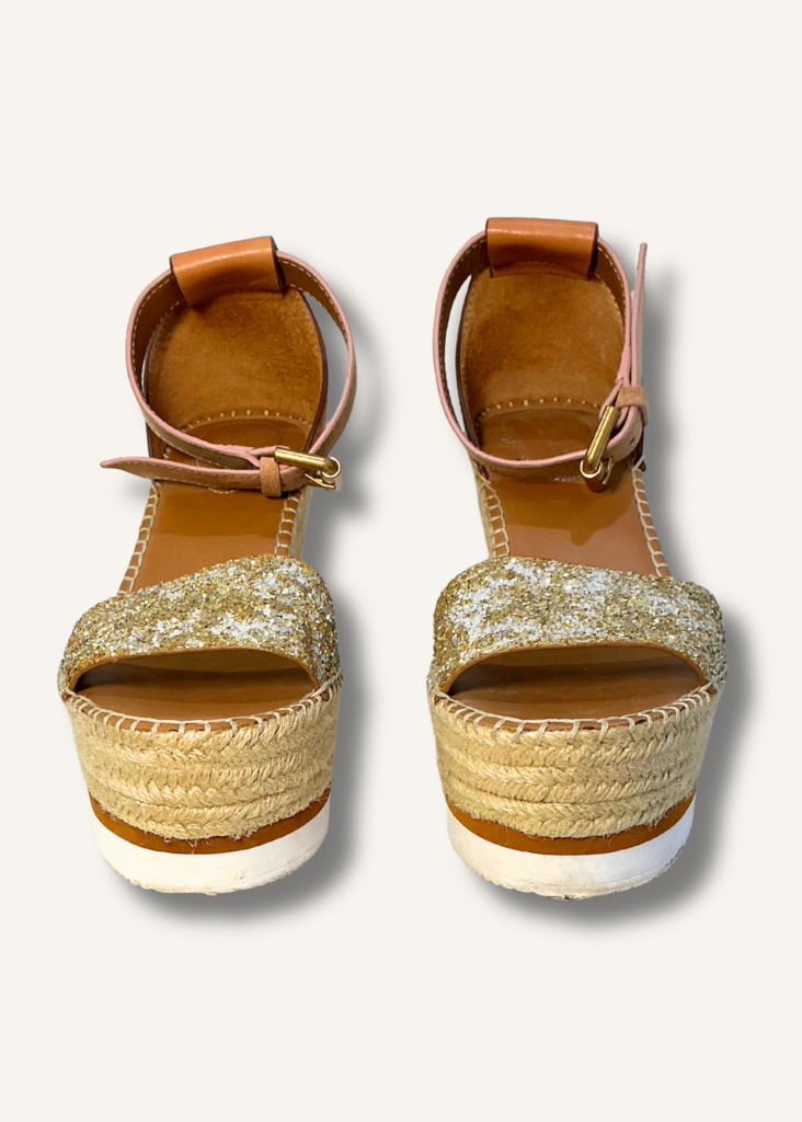 See By Chloe Glyn Espadrille Wedge Sandal