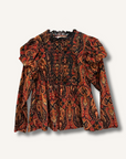 By TiMo Embroidered Corduroy Top