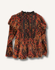 By TiMo Embroidered Corduroy Top