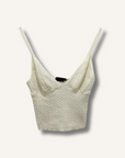 Alice + Olivia Kenna Cable Knit Tank