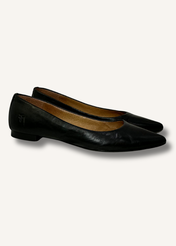 Frye Sienna Leather Ballet Flats