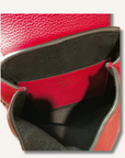 Ferragamo Gancini Logo Leather Backpack