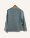 Vince Cropped Horizontal Rib Sweater