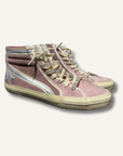 Golden Goose Slide Mid-Top Suede Sneakers