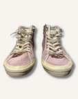 Golden Goose Slide Mid-Top Suede Sneakers