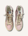 Golden Goose Slide Mid-Top Suede Sneakers