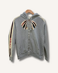 Gucci Logo Zip Up Hoodie