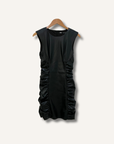 Zara Faux Leather Zip Up Mini Dress