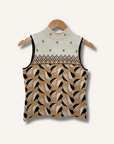 Maeve Maria Mock Neck Sweater Tank
