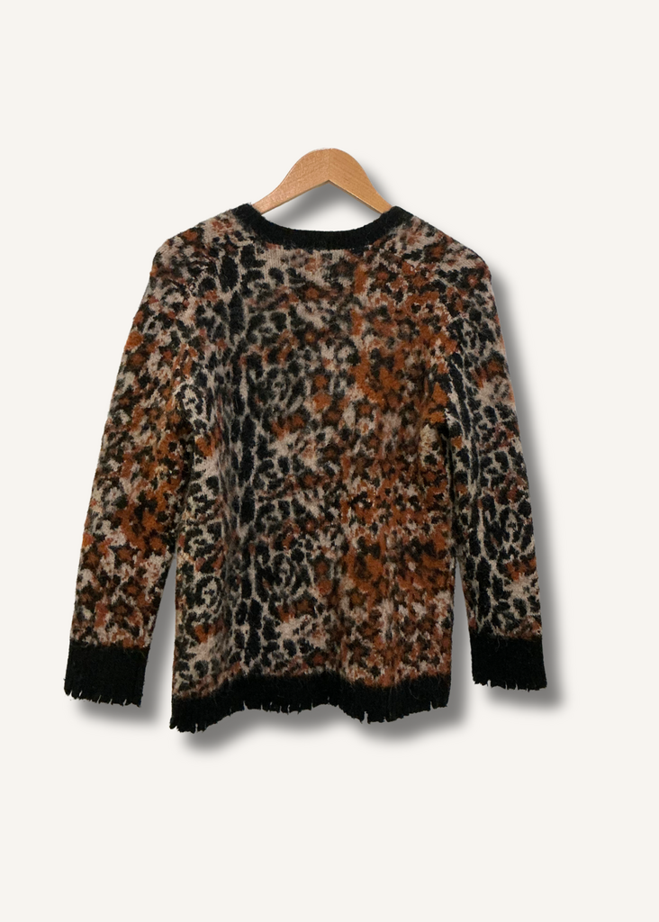 Allsaints Leopard Cardigan