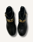 Valentino VLogo Signature Calfskin Combat Boot