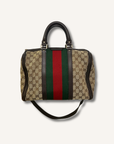 Gucci Vintage Web Boston Bag