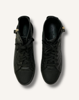 Louis Vuitton Monogram Embossed Leather Punchy High Top Sneakers