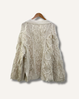Anthropologie Fringed Sweater
