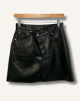Agolde Recycled Leather Skirt