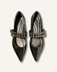 open edit Oriana Pointed Toe Mary Jane Flat