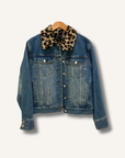 Veronica Beard Tilia Boyfriend Sherpa-Lined Denim Jacket