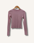 Skims Cotton Rib Long Sleeve T-Shirt