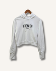 Fendi Logo Embroidered Hoodie