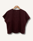 Marie Oliver Suede Top