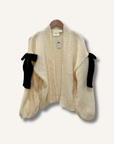 Maeve Chunky Bow Cardigan Sweater