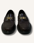 Celine Universite Triomphe Leather Loafers