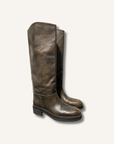 Massimo Dutti Brushed Leather Boots