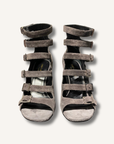 Saint Laurent Suede Buckle Heels