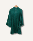 La Vie Style House Sequin Mini Caftan