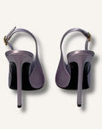 Saint Laurent Mae Feather Slingback