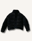 Moncler Labbe Velvet Puffer Coat