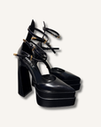 Versace Medusa Aevitas Pointed-Toe Pumps