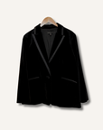 Talbots Velvet Tuxedo Blazer